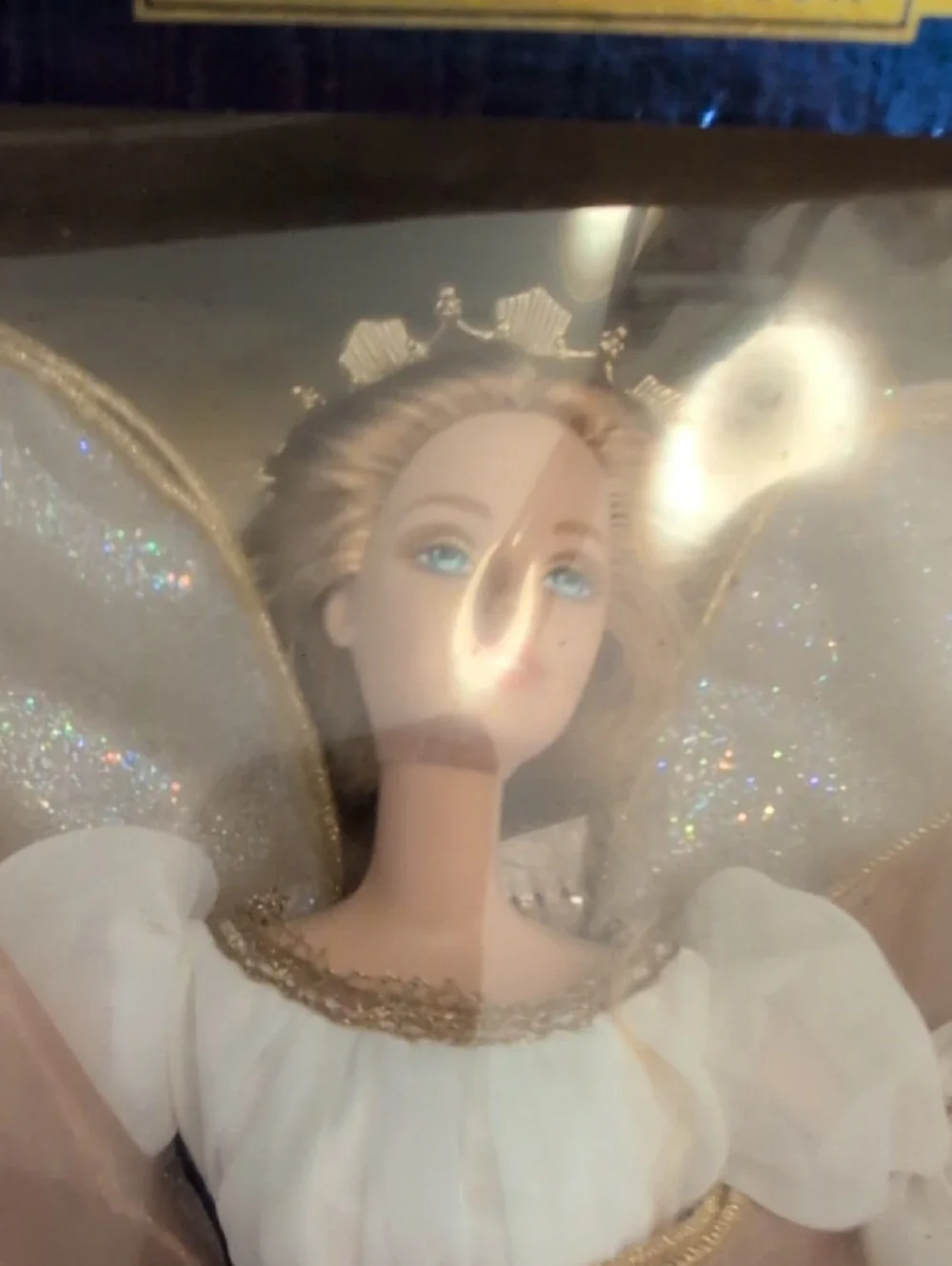 Barbie Holiday Angel Doll - Blue and Gold